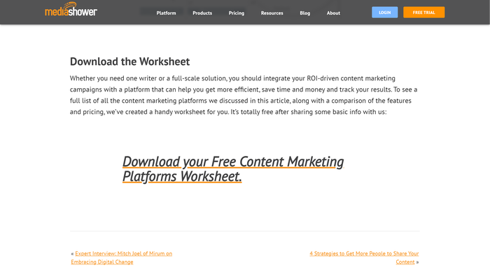 Offer A Content Upgrade To Collect Leads